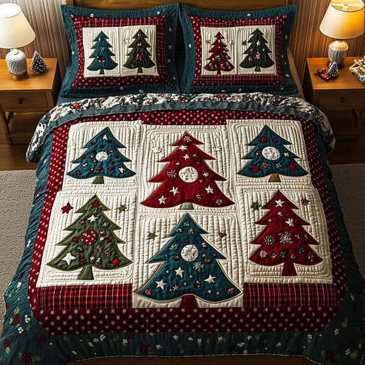 Holiday Patchwork Duvet Cover Set GFTOYC1977