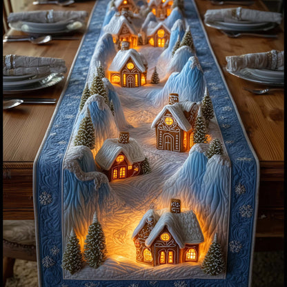 Gingerbread House Quilted Table Runner GFTOYC1980