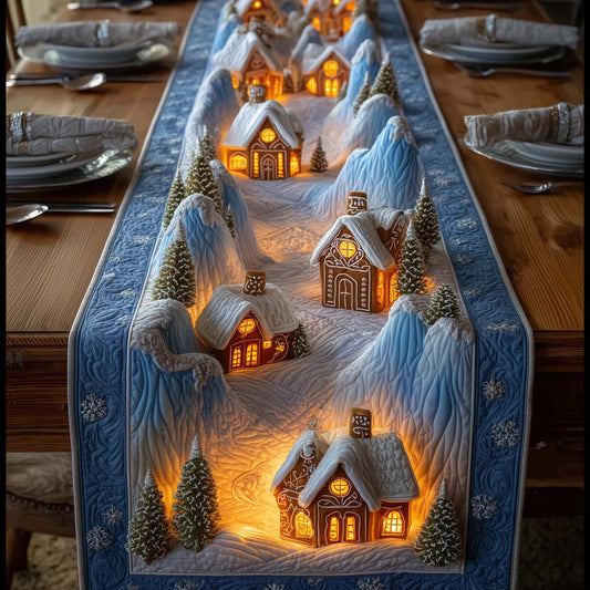 Gingerbread House Quilted Table Runner GFTOYC1980