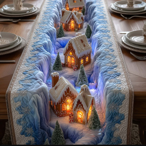 Gingerbread House Quilted Table Runner GFTOYC1981