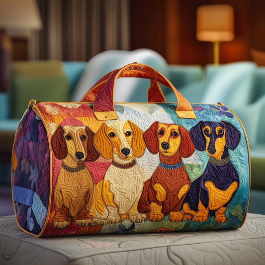 Dachshund  Quilted Duffle Bag GFTOYC19