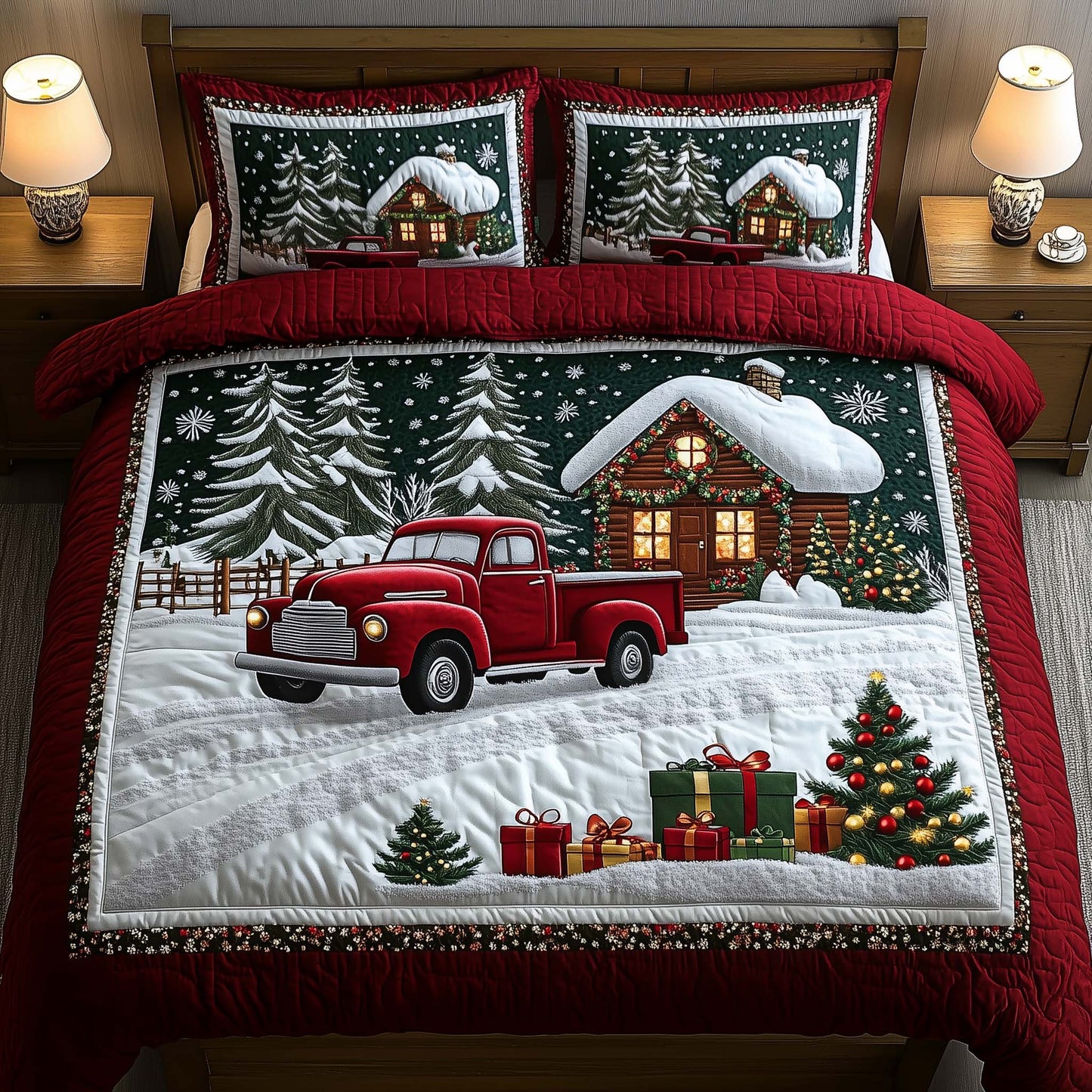 Woodland Cabin Duvet Cover Set GFTOYC2010