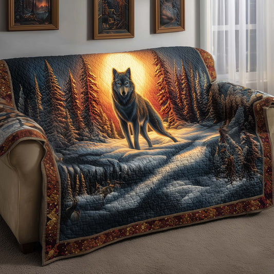 Majestic Wolf Quilted Sofa Cover GFTOYC2017