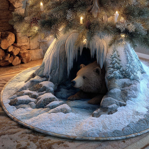 Woodland Bear Quilted Tree Skirt GFTOYC2022