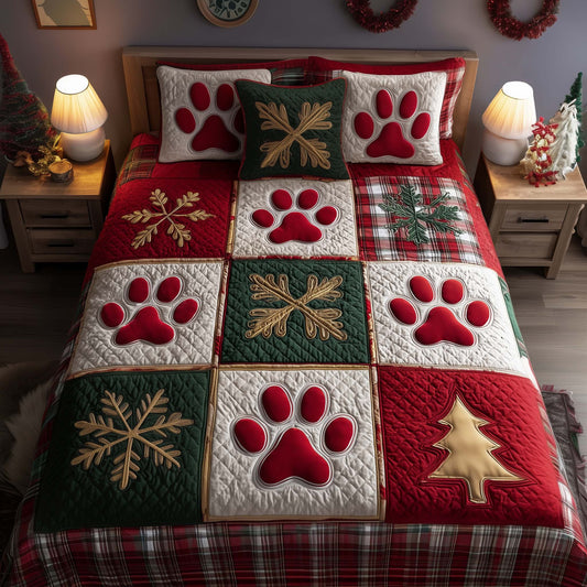 Fluffy Paws Patchwork Duvet Cover Set GFTOYC2051