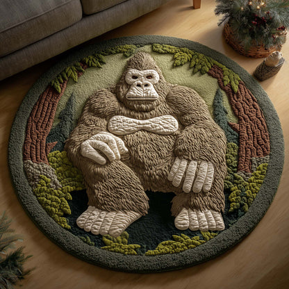 Forest Bigfoot Quilted Round Mat GFTOYC2057