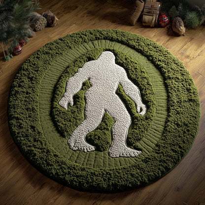 Forest Bigfoot Quilted Round Mat GFTOYC2058