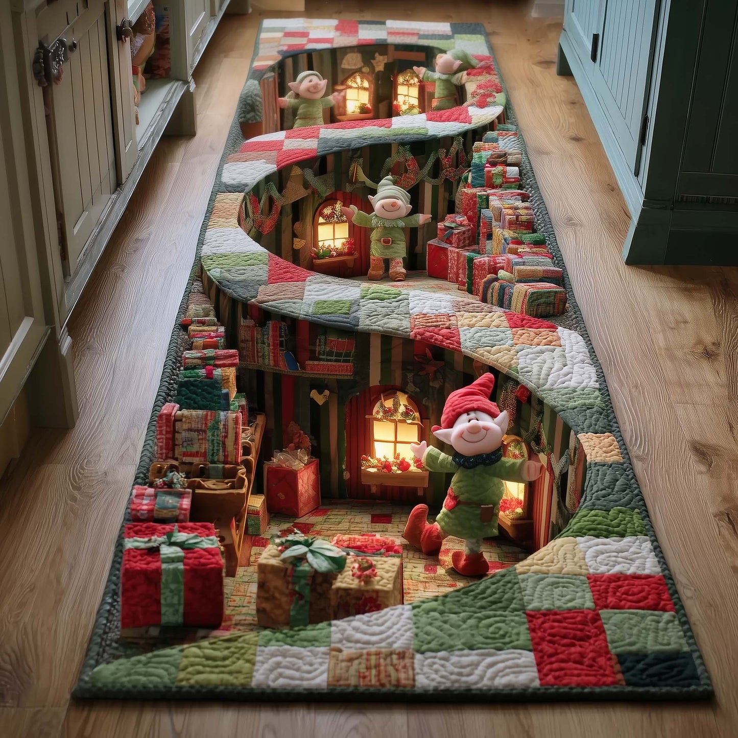 Elf Workshop Runner Rug GFTOYC2073