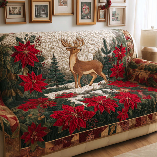 Sleigh Leader Quilted Sofa Cover GFTOYC2097