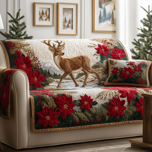 Sleigh Leader Quilted Sofa Cover GFTOYC2098