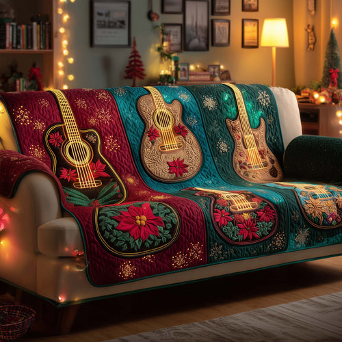 Rhythm Guitar Quilted Sofa Cover GFTOYC2105
