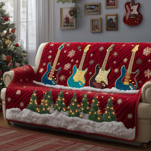 Rhythm Guitar Quilted Sofa Cover GFTOYC2107
