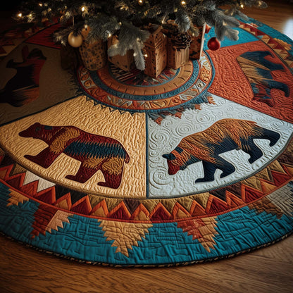 Tribal Majesty Quilted Tree Skirt GFTOYC2137