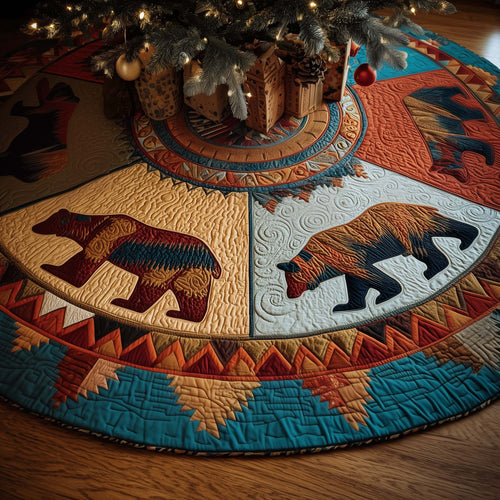 Tribal Majesty Quilted Tree Skirt GFTOYC2137