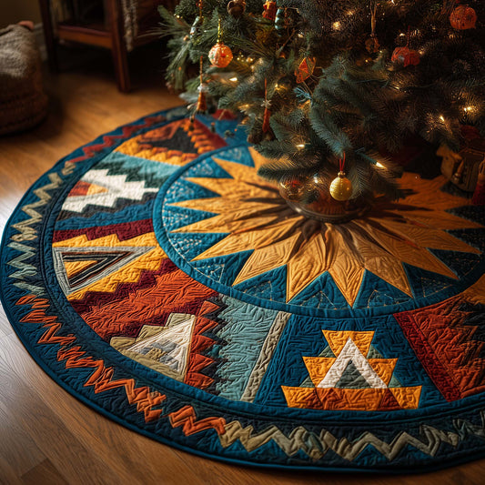 Tribal Majesty Quilted Tree Skirt GFTOYC2138