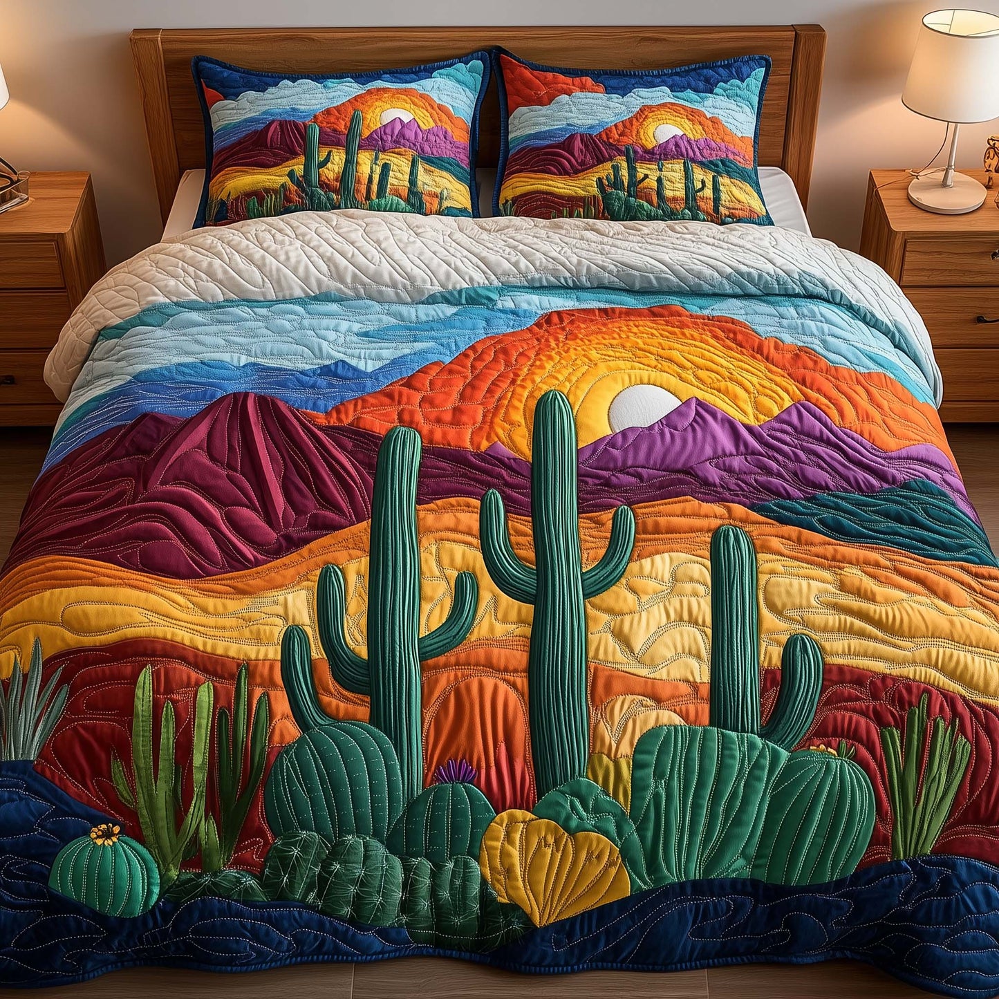 Cactus Charm Duvet Cover Set GFTOYC2169