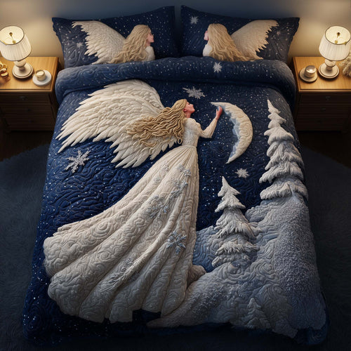 Celestial Snow Angel Duvet Cover Set GFTOYC2213