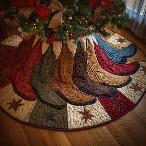 Rustic Western Quilted Tree Skirt GFTOYC2222