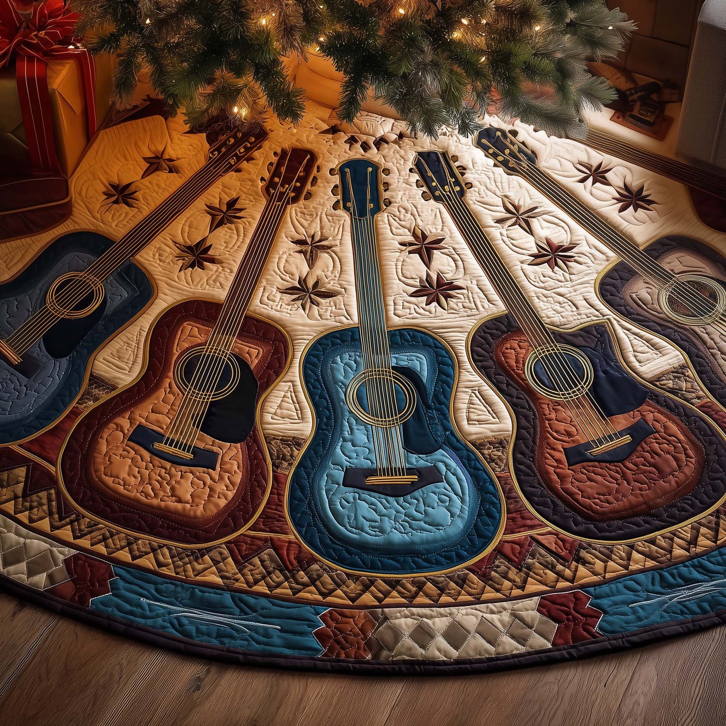 Rustic Western Quilted Tree Skirt GFTOYC2228