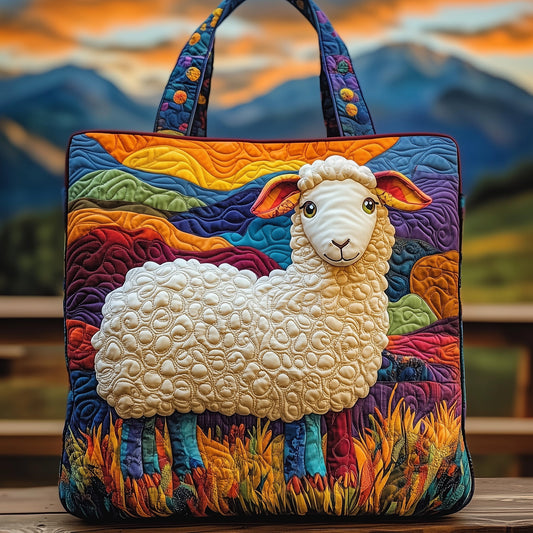 Adorable Sheep Quilted Tote Bag GFTOYC224