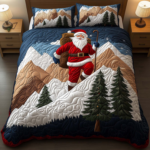 Climber Santa Duvet Cover Set GFTOYC2261