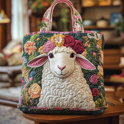 Adorable Sheep Quilted Tote Bag GFTOYC227