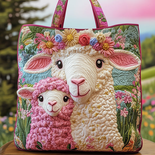 Adorable Sheep Quilted Tote Bag GFTOYC228