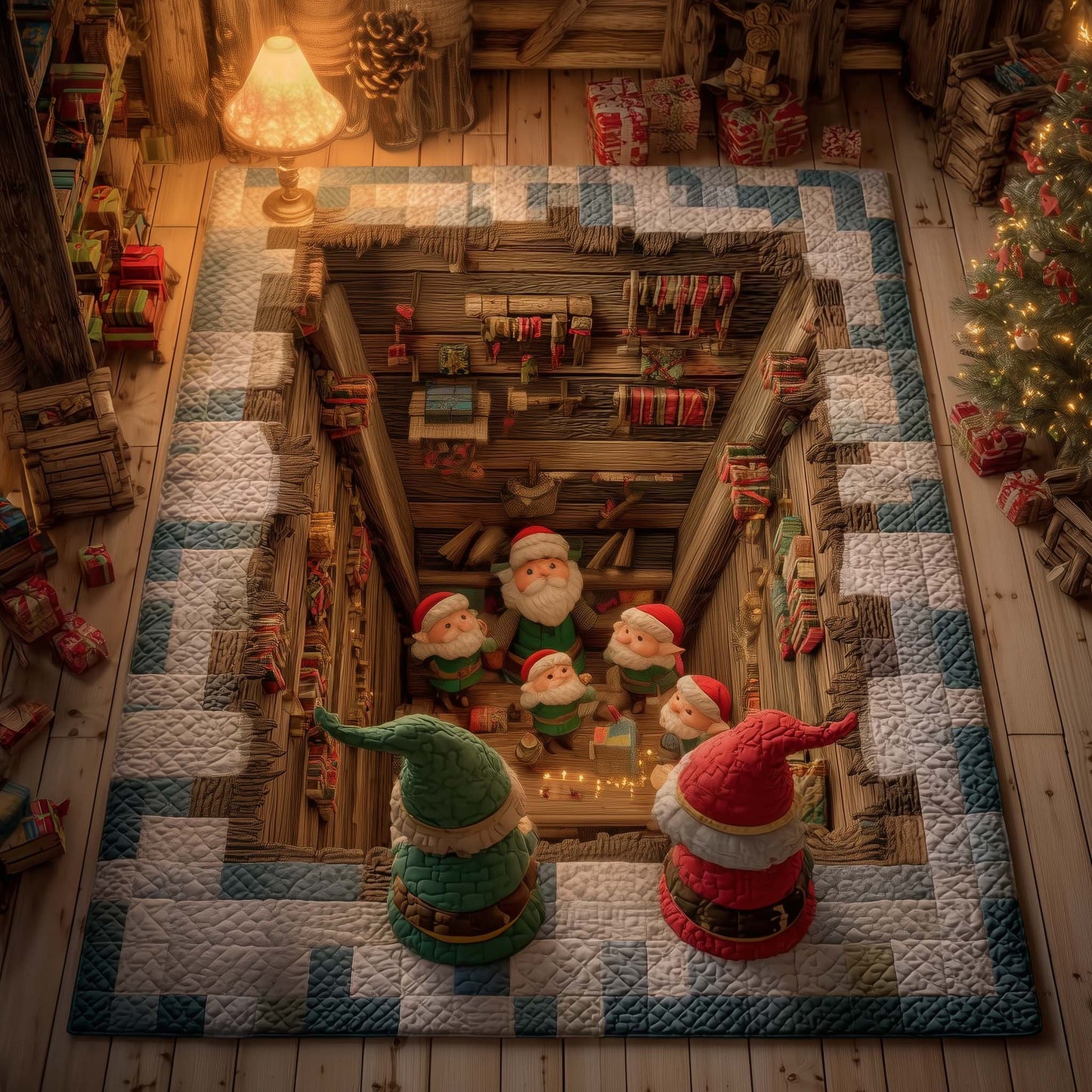 Elf Workshop Area Rug GFTOYC2290