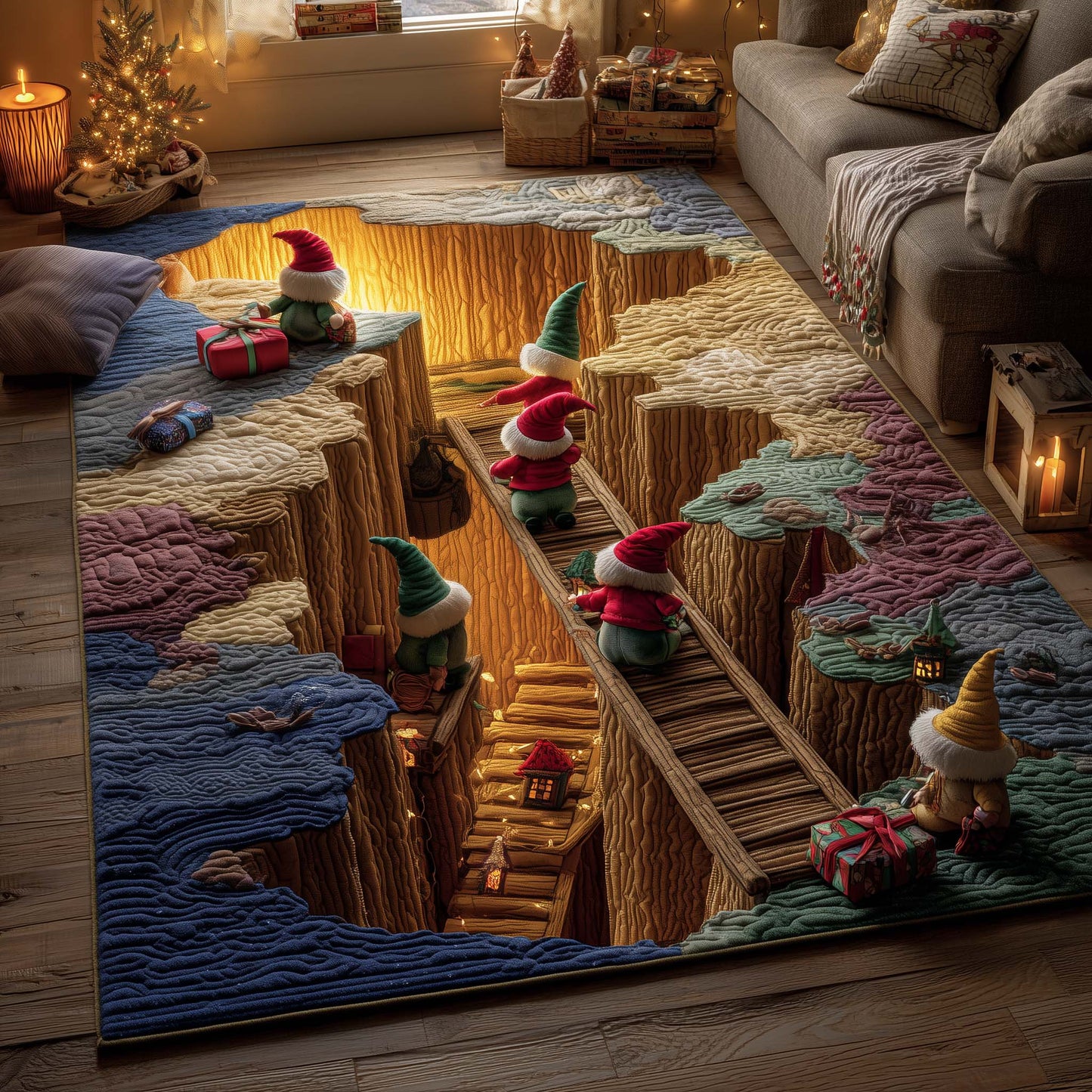 Elf Workshop Area Rug GFTOYC2292