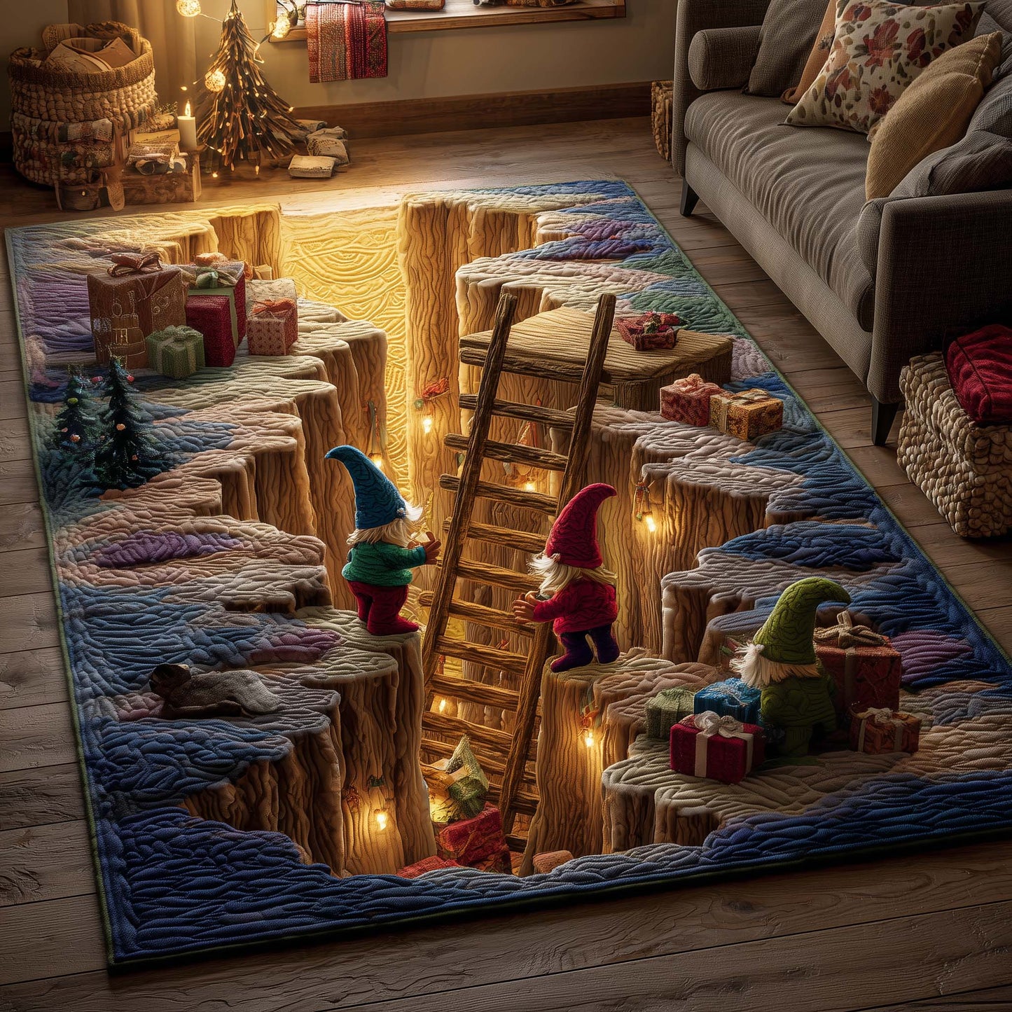 Elf Workshop Area Rug GFTOYC2293