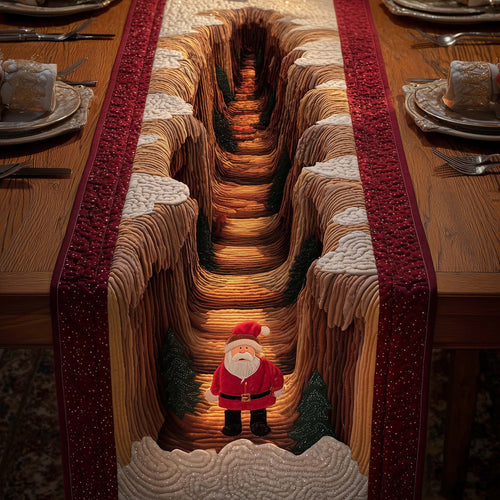 Jolly Santa Quilted Table Runner GFTOYC2299