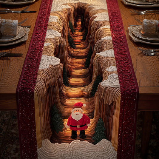 Jolly Santa Quilted Table Runner GFTOYC2299