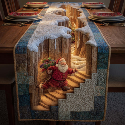 Jolly Santa Quilted Table Runner GFTOYC2300