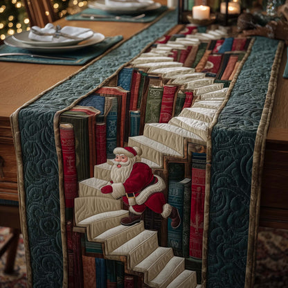 Jolly Santa Quilted Table Runner GFTOYC2302