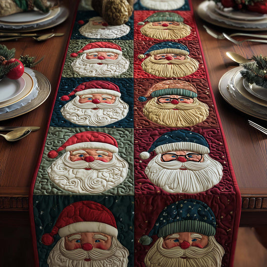 Jolly Santa Quilted Table Runner GFTOYC2303