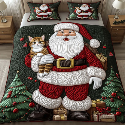 Yuletide Feline Duvet Cover Set GFTOYC2306