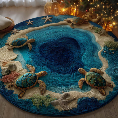 Sea Drifter Quilted Round Mat GFTOYC2316