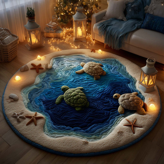 Sea Drifter Quilted Round Mat GFTOYC2318