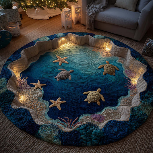 Sea Drifter Quilted Round Mat GFTOYC2320