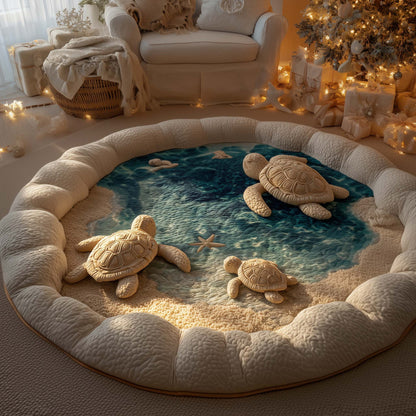 Sea Drifter Quilted Round Mat GFTOYC2321