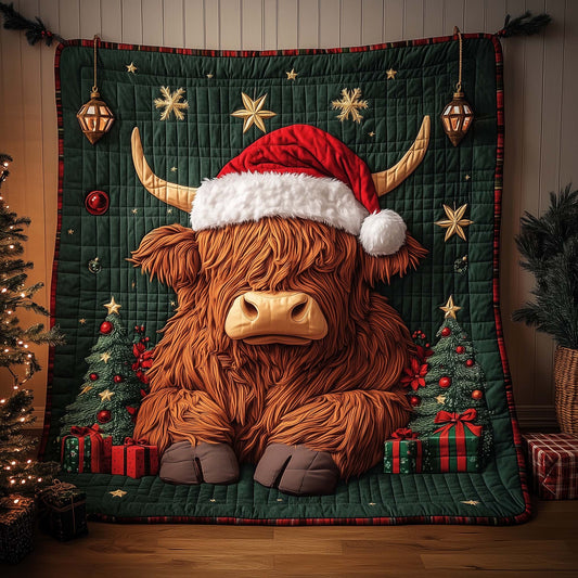 Highland Cow Quilted Blanket GFTOYC2331