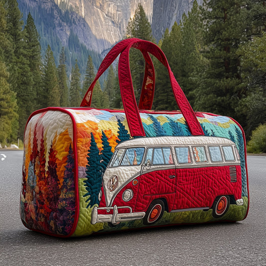 Hippie Van Quilted Duffle Bag GFTOYC236