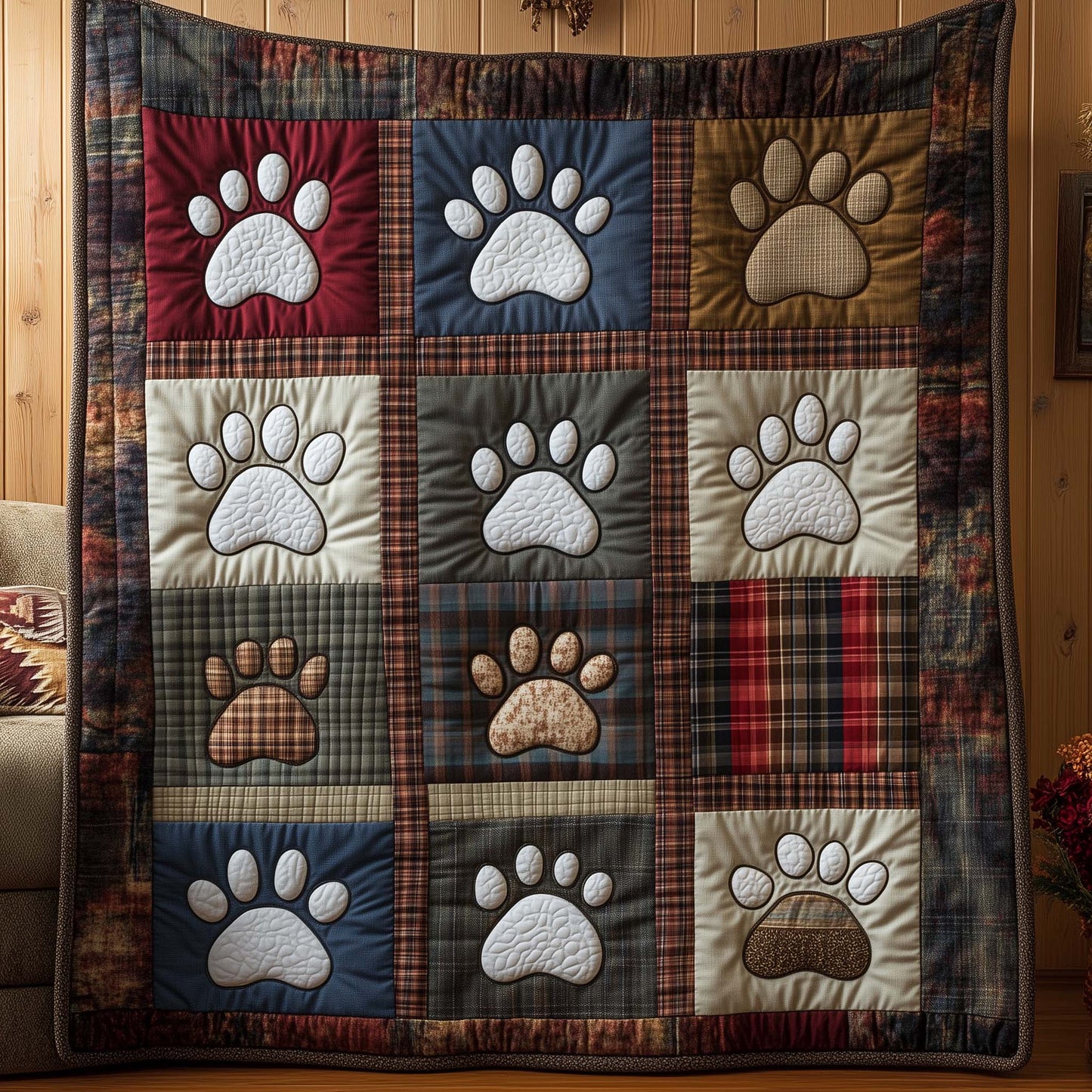 Sweet Paws Quilted Blanket GFTOYC2367