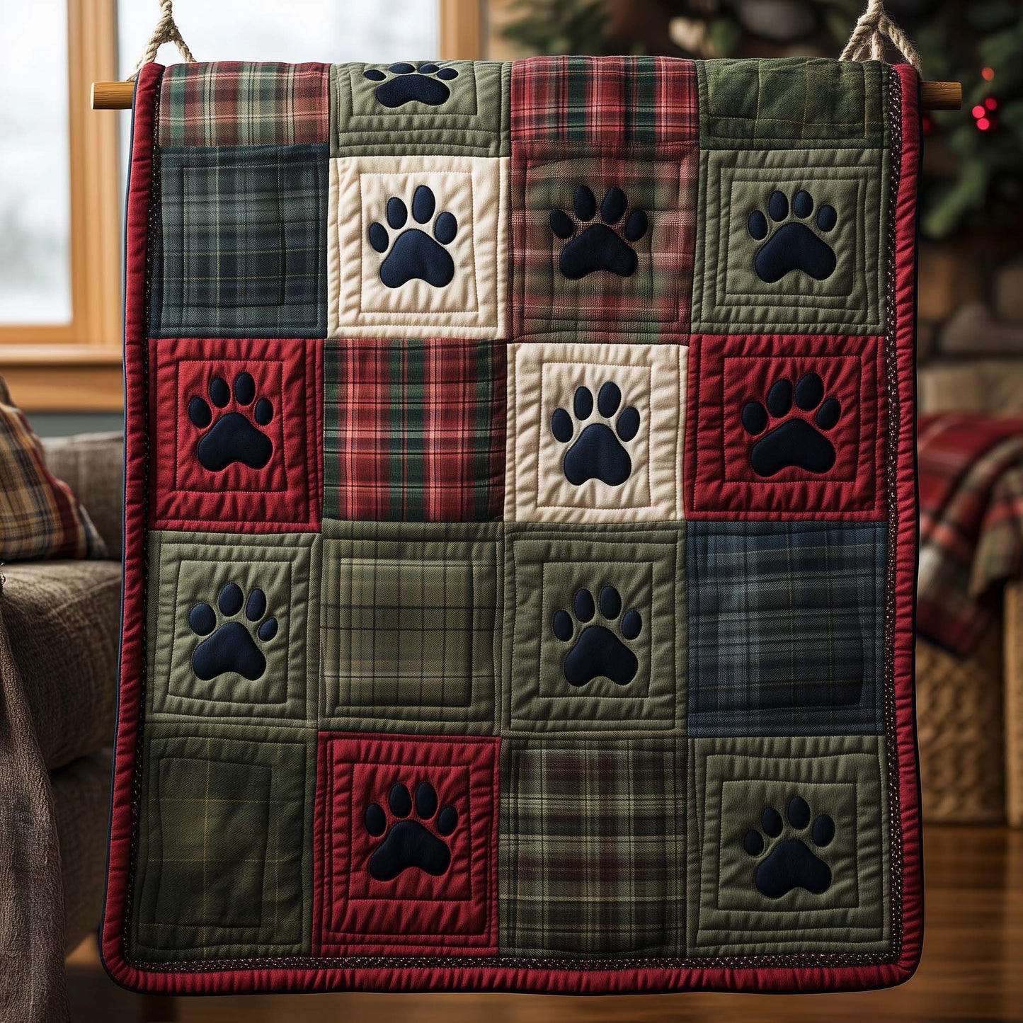 Sweet Paws Quilted Blanket GFTOYC2369