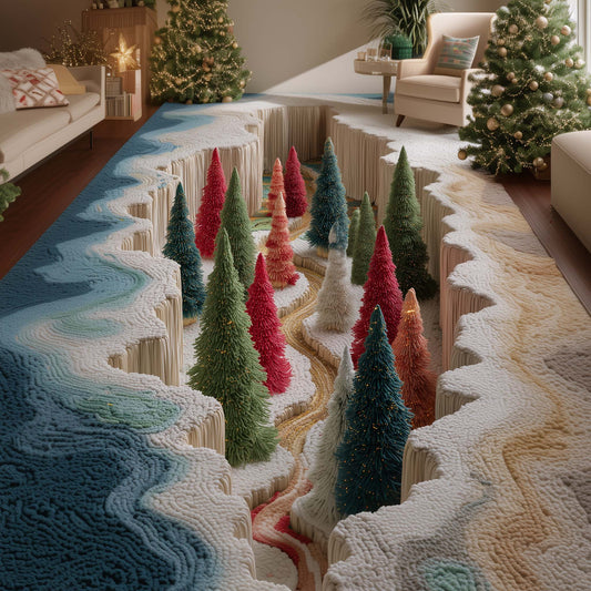 Pine Christmas Area Rug GFTOYC2376