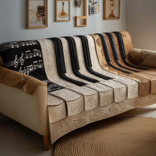 Elegant Piano Quilted Sofa Cover GFTOYC2379