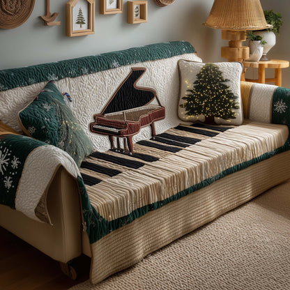Elegant Piano Quilted Sofa Cover GFTOYC2387