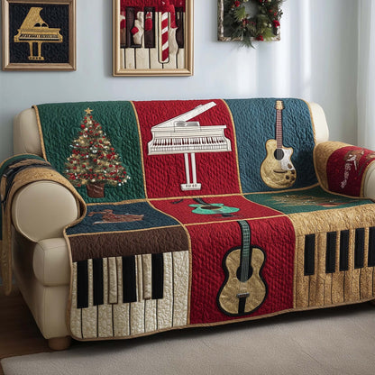 Elegant Piano Quilted Sofa Cover GFTOYC2388