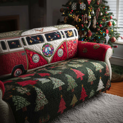 Festive Van Quilted Sofa Cover GFTOYC2403