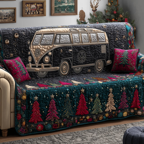 Festive Van Quilted Sofa Cover GFTOYC2404